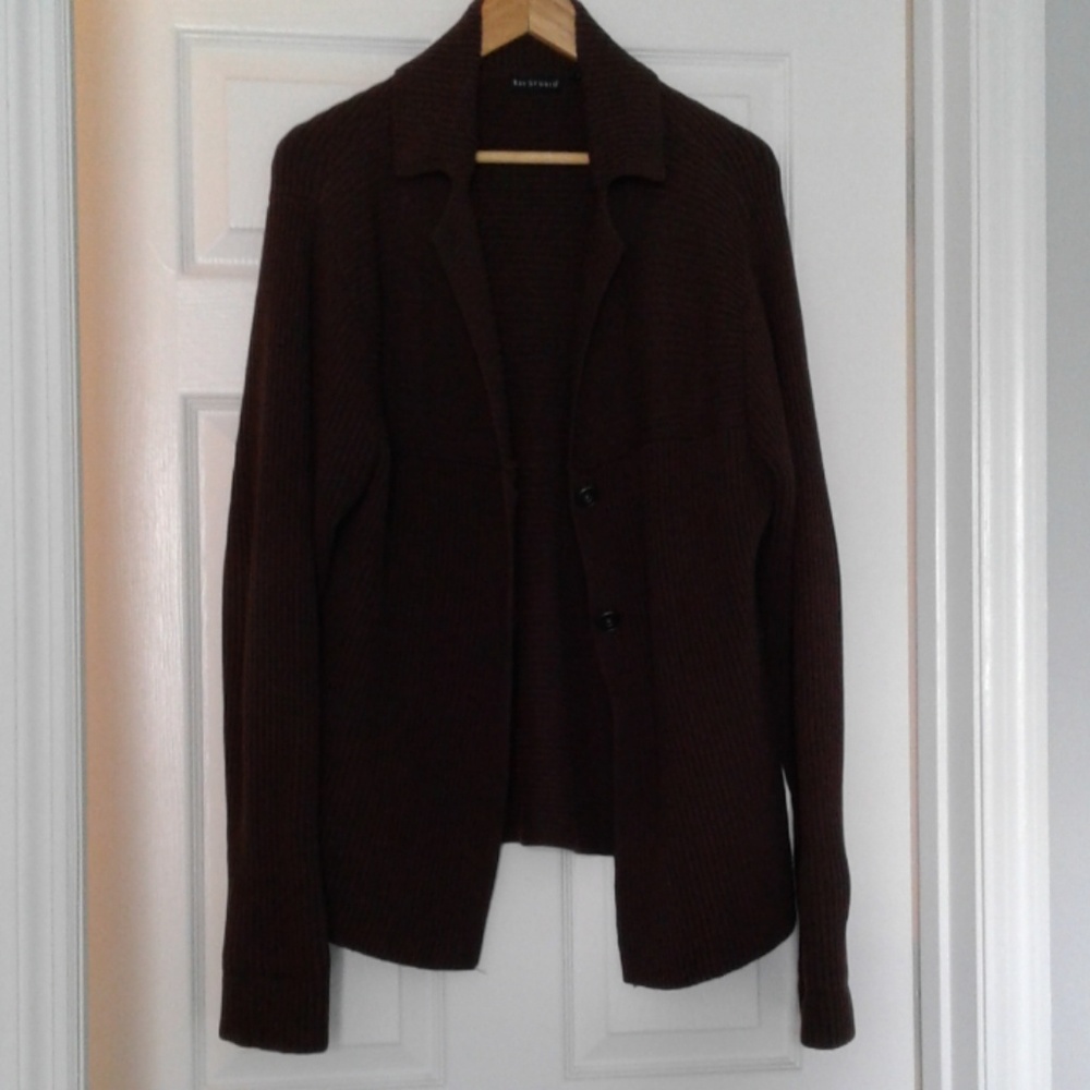 Brown Cardigan Sweater